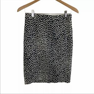 Worn a few times. A beautiful polka dot pencil skirt from J. Crew. Size 6